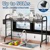 MOUKABAL Dish Drying Rack - Stainless Steel Over The Sink