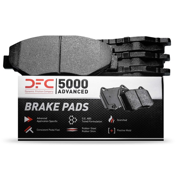 Dynamic Friction Company 5000 Advanced Brake Pads - Semi Metallic