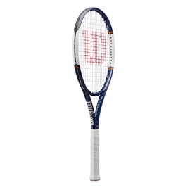 Wilson Unisex-Adult Roland Garros Equipe HP Tennis Racket Blue/White/Orange Handle 3