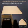 Double Toilet Paper Holder with Shelf Brushed Gold, APLusee SUS