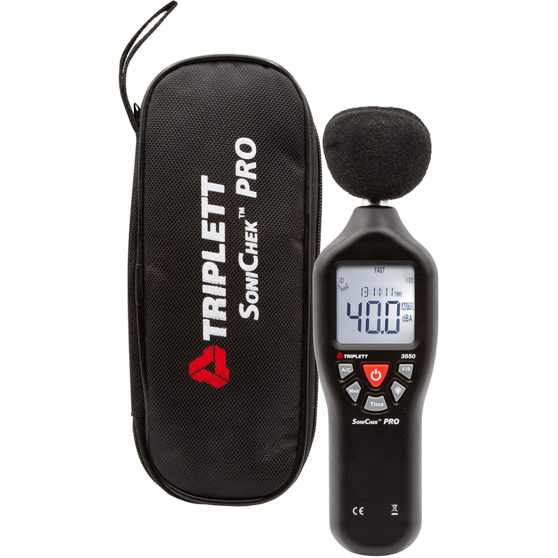 Triplett 3550 SoniChek PRO Professional Decibel Sound Level Meter -