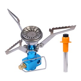 Redcamp Ultralight Windproof Backpacking Stove, Pocket Mini Hiking Stove for Camping Survival Emergency