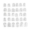 30pcs Pinky Toe Protector Anti Friction Breathable Transparent Ultra Thin