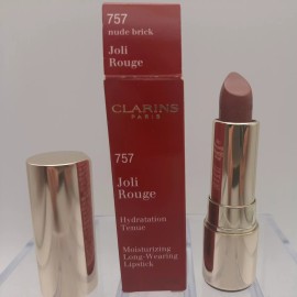 Clarins Joli Rouge Long Wearing Moisturizing  757 NUDE BRICK