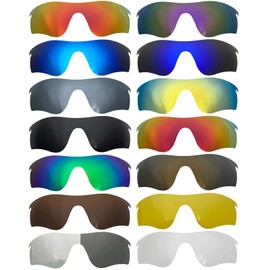 Replacement Lenses for Oakley Radarlock Path Series Sunglass Polarised Thickness 1.5 mm Salt Prevention Oil Proof, red