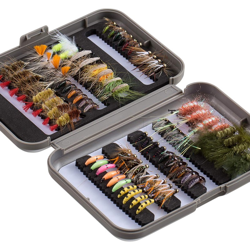 BASSDASH Trout Steelhead Salmon Fishing Flies Barbed Barbless Fly Hooks