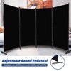 Room Divider 6ft Room Dividers and Privacy Screens, 4 Panel