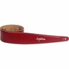 Nefelibata Guitar Strap 2.5", Head Layer Cowhide Italian Red Leather