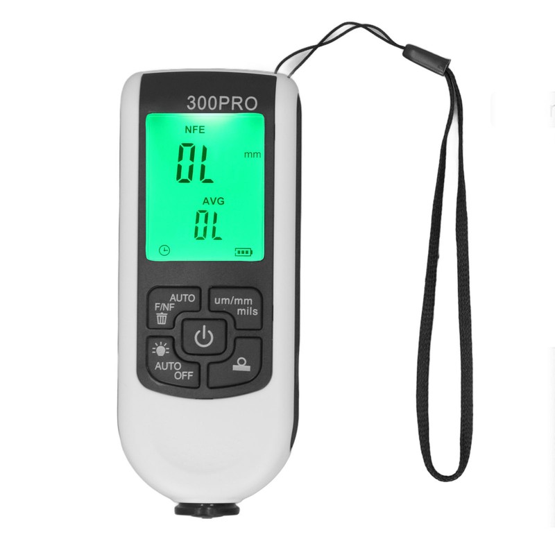 Paint Thickness Gauge Coating Depth Meter Tester Digital Display 0‑2000um