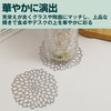 Felimoa Dahlia Splendid Waterproof Heat Resistant PVC Coasters Openwork Design