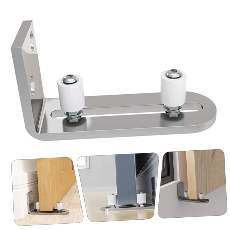 SHINEOFI 1Pc Floor Guide Swing Stop for Barn Doors Durable