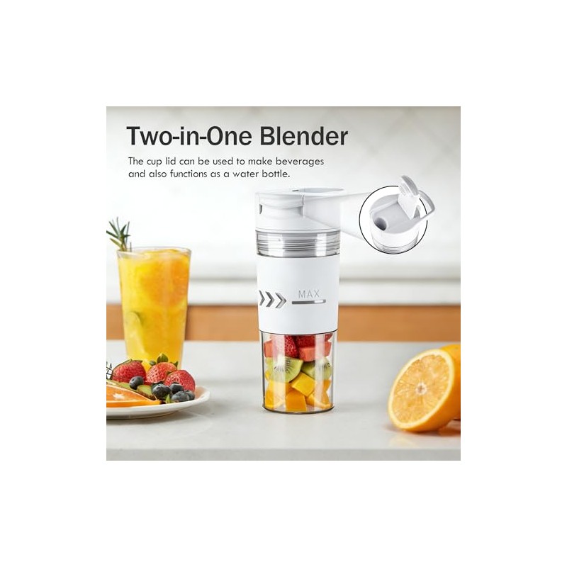 Portable Cordless Blender for Smoothies and Shakes