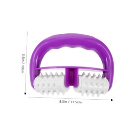 Outanaya Manual Massage Roller for Muscle Portable Shin Roller for Legs and Arms Yoga Relaxation Tool for Athletes and Fitness Enthusiasts