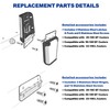 Cooler Stainless Steel Hinge & Latch Set, Ice Chest Hinges,