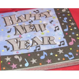Converting Inc Showtime Happy New Year Luncheon Napkins #35783, 16/pk, New Year Napkins
