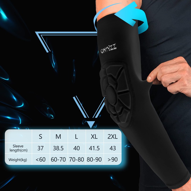 Elbow padded sleeves