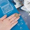 Beebeecraft 20Pcs 925 Sterling Silver Plated Brass Round Earring Hooks