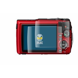 brotect 3D Curved Screen Protector compatible with Olympus OM System Tough TG-7 (2 Pack) - Full Screen Coverage