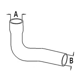 RAParts Lower Radiator Hose Fits 1030 A57353 A57353-A