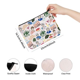 TSOTMO Sitcom Gift Golden TV Theme Makeup Bag Funny Golden Bag For Friend Family BFF (Stay Golden)