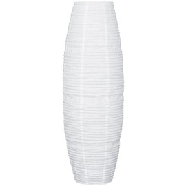 FERCAISH Rice Paper Floor Lamp Shade, Foldable and Minimalist style Paper Lamps Classic Modern Paper Floor Light Bulb Cage Guard for Living Room Bedroom Décor