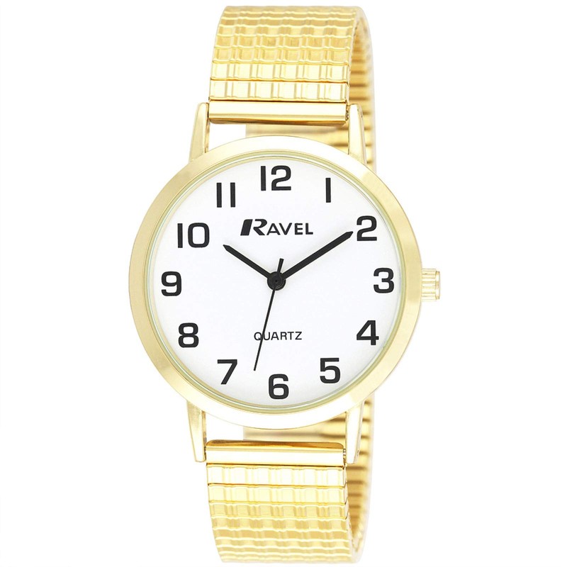 Ravel - Women's Traditional Watch with Clear Numeral Dial on