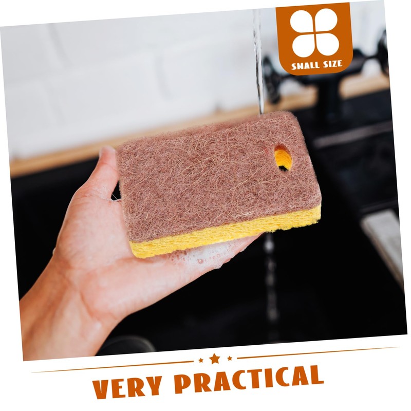 SHOWERORO 12pcs Reusable Kitchen Dish Sponges Strong Absorption Multi-Function Eco-Friendly