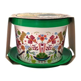 OBEN Maceta Decorativa Arte Mexicano Diseño Huichol Nayarit