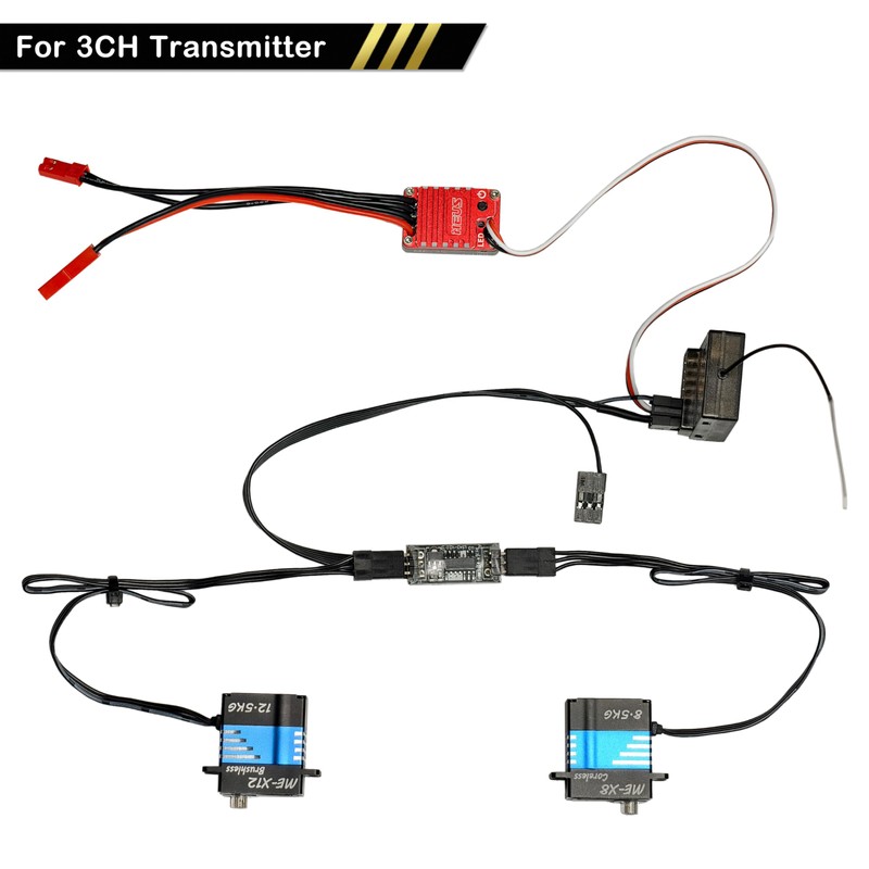 MEUS Racing 4WS Four-Wheel Steering Control Line Upgrades with Control