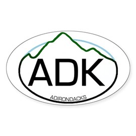 CafePress ADK Oval Oval Sticker Car Bumper Sticker