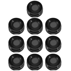 The Lord of the Tools 10PCS Display Stand Bases Sphere Stands Crystal Balls Holder for 2.5-5cm Range Sphere Home Office Desktop Decoration 2.7x1.15cm Plastic Black