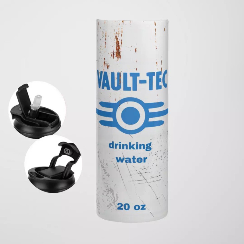 Bethesda WATER Thermos Fallout Vault Tec Water Tumbler 20 oz