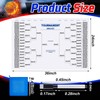 Pasimy Tournament Bracket Poster Set Includes 24 x 36 Inch