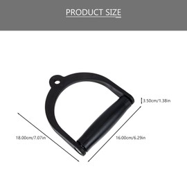 Mipcase 2Pcs Wear Resistant Workout Handles for Gym Cable Machines Ergonomic Design for Resistance Bands Home Equipment Accessories for Strength Training