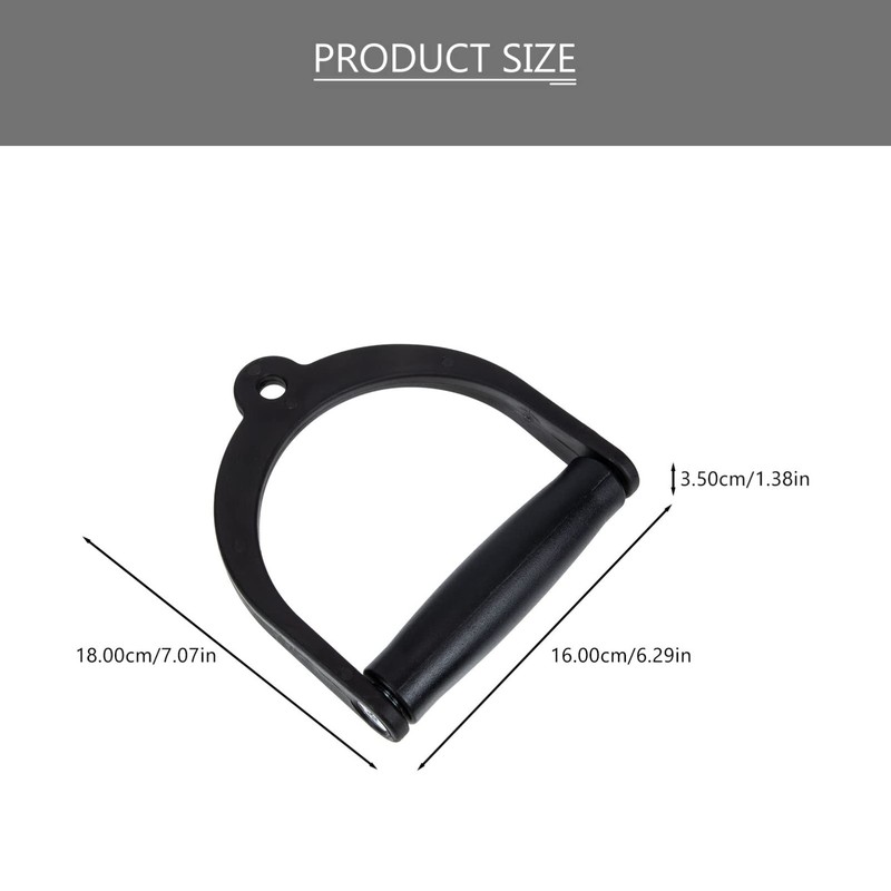 Mipcase 2Pcs Wear Resistant Workout Handles for Gym Cable Machines
