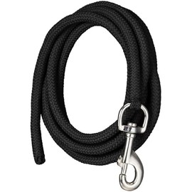 Tough 1 Mini Cord Lead w/Nickle Bolt Snap Black