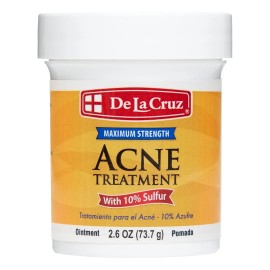 De La Cruz | Pomada De Azufre 10 %, 2.6 Oz