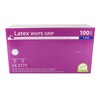Medi-Inn Latex White Grip Disposable Gloves Powder-Free (Size: M, Quantity:
