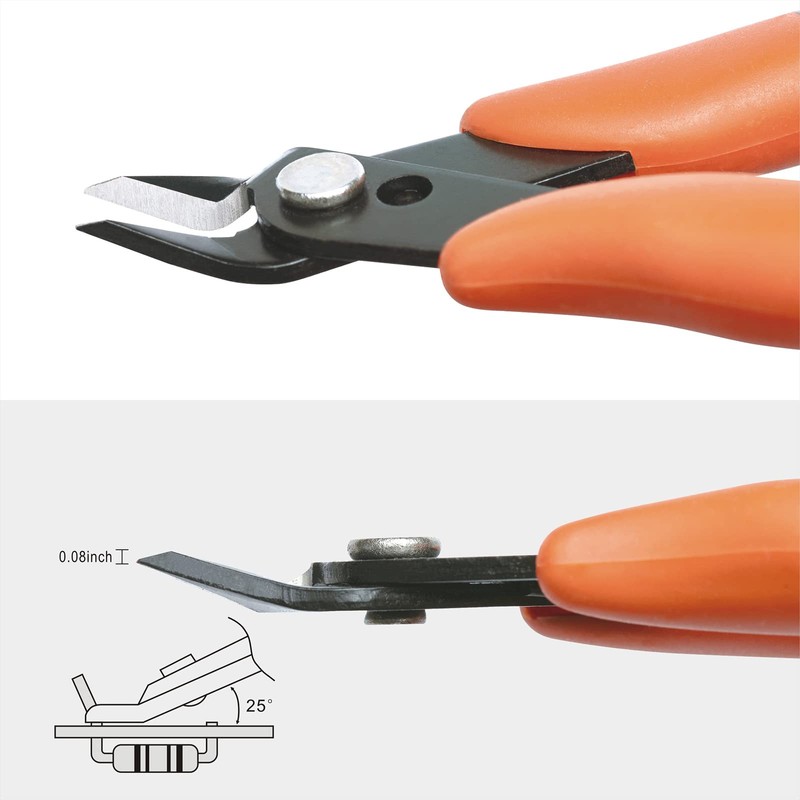 Side Cutters, Small, 2 Pieces, 5 Inch Wire Cutter, Mini