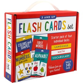 Flash Cards Value Pack - Set of 4 (Alphabet, First Words, Numbers, Colors & Shapes)