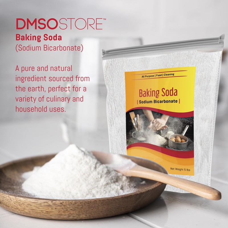 Baking Soda 5 lbs. Pure Sodium Bicarbonate Versatile Kitchen Essential