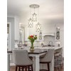 Osimir Brushed Nickel Dining Room Chandelier Light Fixture, 3-Light Pendant