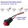 RUNCCI-YUN 14pcs 12mm Momentary Push Button Switch, SPST ON/Off, momentary