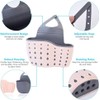 Cisila 2Pcs Sink Sponge Holder,Adjustable Silicone Sling Sponge Caddy with