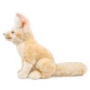 lilizzhoumax Simulation Broad-eared fox Plush Toy 26cm Cute Realistic Stuffed