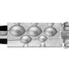 Egg Sinker Mold Fishing Weight Molds with 5 Mold Cavities,1oz,