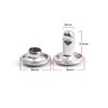 100 Pcs Leather Rivets, 8mm x 10mm Double Cap Rivets