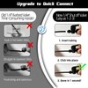 10 Pack Quick Connect 1/4" Drip Irrigation Shut Off Valve,