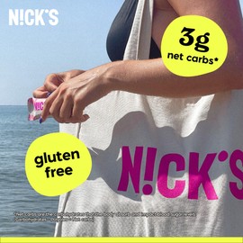 NICKS Peanuts n fudge Keto Chocolate Candy Bars No Added Sugar 180 Calories, 3.0 Net carbs, Gluten Free Sweets Low carb Candy Snack Bar (Multipack 15x40g)