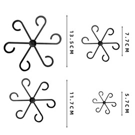 4pcs Plant Stem Holder, Plastic Plant Support Stakes, Climbing Houseplant Stem Supports for Growing Plants Flower Plant Outdoor and Indoor Plant